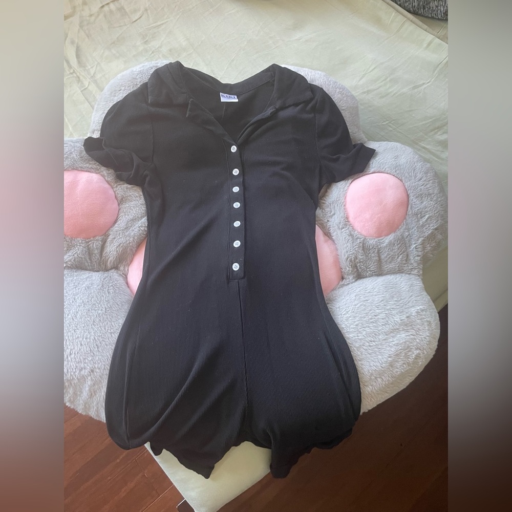 Kiki the brand black ami romper (XS)